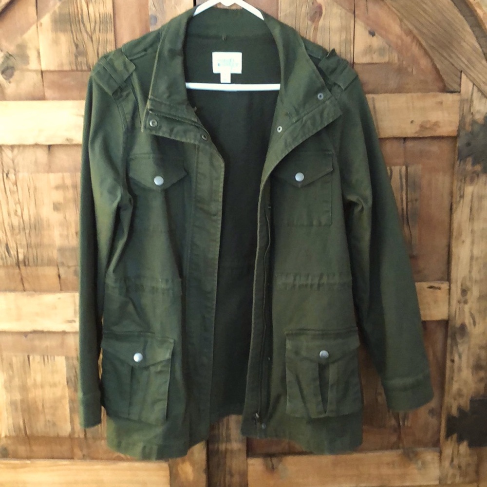 Market and Spruce Army jacket